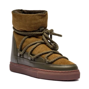 INUIKII Skórzane śniegowce CLASSIC WEDGE | z dodatkiem wełny