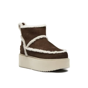 INUIKII Skórzane śniegowce Inuikii X Coccinelle Classic Low Shearling | z dodatkiem wełny