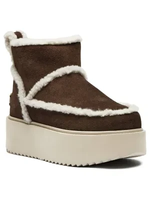 INUIKII Śniegowce Inuikii X Coccinelle Classic Low | shearling | zamsz