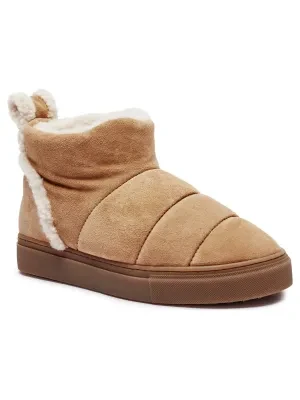 INUIKII Skórzane śniegowce Shearling | z dodatkiem wełny