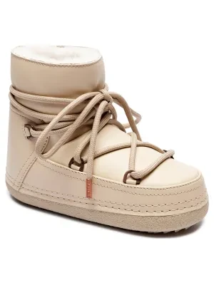 INUIKII Skórzane śniegowce | z dodatkiem wełny