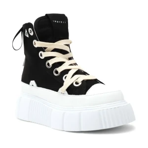 INUIKII Skórzane Trampki MATILDA CANVAS HIGH 23