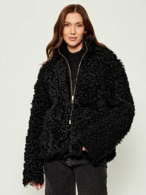 INUIKII Skórzany dwustronny kożuch | Regular Fit | shearling