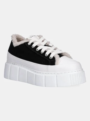 Inuikii sneakersy zamszowe Matilda Curly damskie kolor czarny 1001.001.0381.000