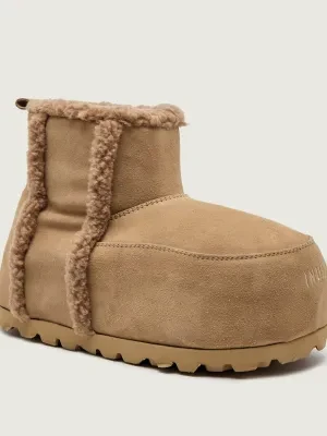 INUIKII Śniegowce CHUNKY | shearling | zamsz