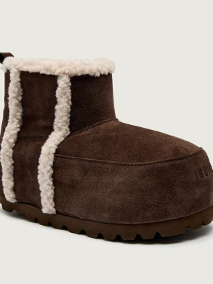 INUIKII Śniegowce CHUNKY | shearling | zamsz