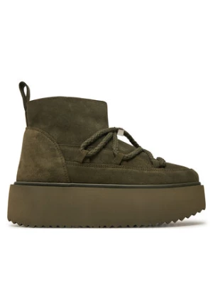 Inuikii Śniegowce Classic Low Platform 75204-004 Khaki