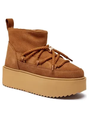 INUIKII Śniegowce CLASSIC LOW PLATFORM | zamsz