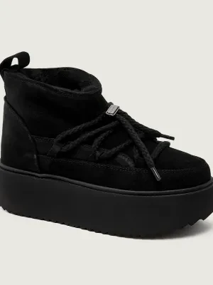 INUIKII Śniegowce CLASSIC LOW PLATFORM | zamsz