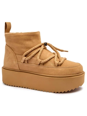 INUIKII Śniegowce CLASSIC LOW PLATFORM | zamsz