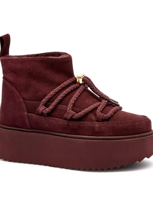 INUIKII Śniegowce CLASSIC LOW PLATFORM | zamsz