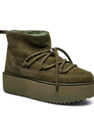 INUIKII Śniegowce CLASSIC LOW PLATFORM | zamsz