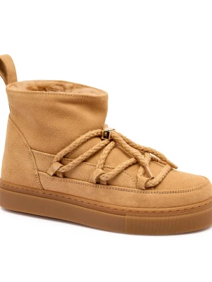 INUIKII Śniegowce CLASSIC LOW | zamsz piaskowy