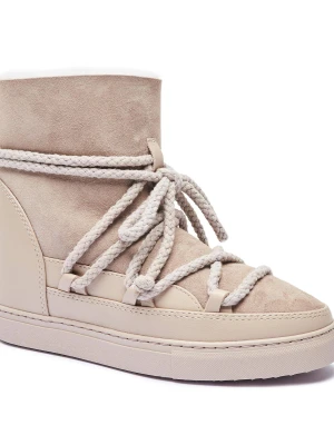 INUIKII Śniegowce CLASSIC WEDGE | zamsz