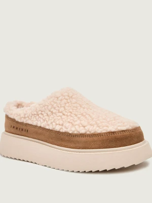 INUIKII Śniegowce CURLY MICRO | shearling | z dodatkiem skóry