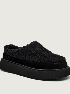 INUIKII Śniegowce CURLY MICRO | shearling | z dodatkiem skóry