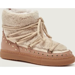 INUIKII Śniegowce CURLY ROCK | shearling | skóra