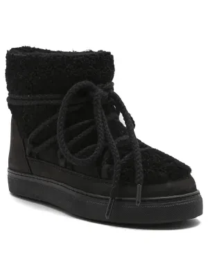 INUIKII Śniegowce CURLY | skóra | shearling