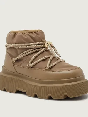 INUIKII Śniegowce ENDURANCE PUFFER | z dodatkiem skóry