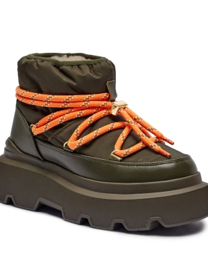 INUIKII Śniegowce ENDURANCE PUFFER | z dodatkiem skóry