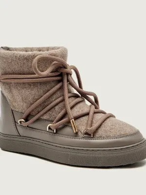 INUIKII Śniegowce FELT | z dodatkiem skóry