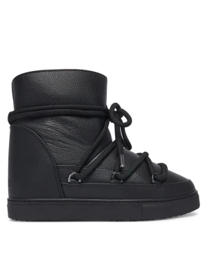 Inuikii Śniegowce Full Leather Wedge 1001.004.0092 Czarny