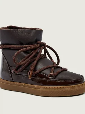 INUIKII Śniegowce GLOSS | skóra