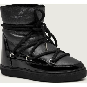 INUIKII Śniegowce GLOSS WEDGE |skóra