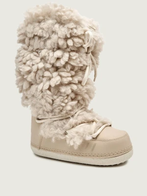 INUIKII Śniegowce MOUNTAIN TEDDY HIGH | shearling beżowy