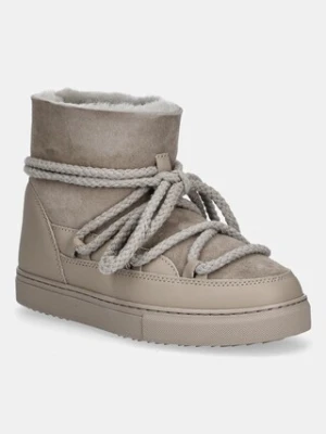 Inuikii śniegowce skórzane CLASSIC kolor szary 3001.003.0022