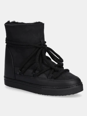 Inuikii śniegowce skórzane Classic Wedge kolor czarny 1001.004.0042.000