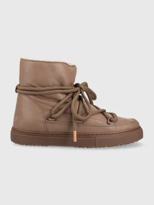 Inuikii śniegowce skórzane Full Leather kolor brązowy 75202-087