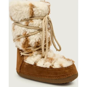 INUIKII Śniegowce TEDDY HIGH | shearling | zamsz