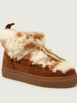 INUIKII Śniegowce TEDDY LOW | shearling | zamsz