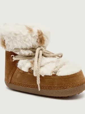 INUIKII Śniegowce TEDDY | shearling | zamsz