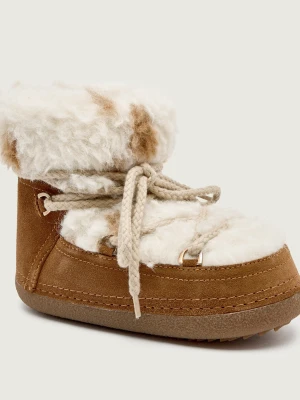 INUIKII Śniegowce TEDDY | shearling | zamsz