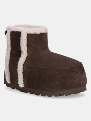Inuikii śniegowce zamszowe Chunky Boot kolor brązowy 1002.005.0021.150