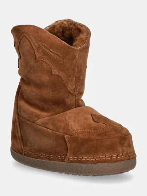 Inuikii śniegowce zamszowe Cowboy Embroidery