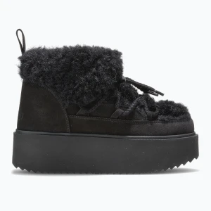 INUIKII TEDDY PLATFORM Śniegowce damskie Czarny