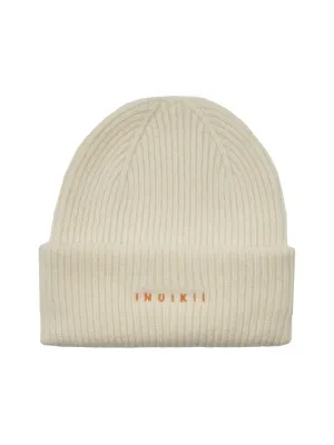 INUIKII Wełniana czapka RIBBED BEANIE | z dodatkiem kaszmiru