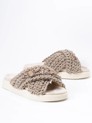 INUIKII WOVEN STONES Klapki damskie