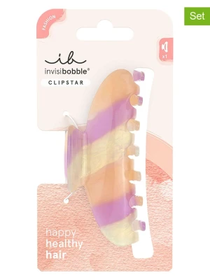 Invisibobble Spinki do włosów (2 szt.) w kolorze beżowo-jasnoróżowo-fioletowym rozmiar: onesize
