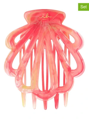 Invisibobble Spinki do włosów (2 szt.) w kolorze jasnoróżowo-żółtym rozmiar: onesize
