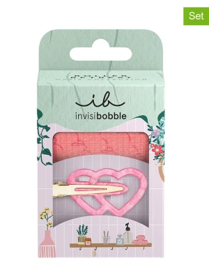 Invisibobble Zestawy akcesoriów do włosów (2 szt.) w kolorze jasnoróżowo-różowym rozmiar: onesize