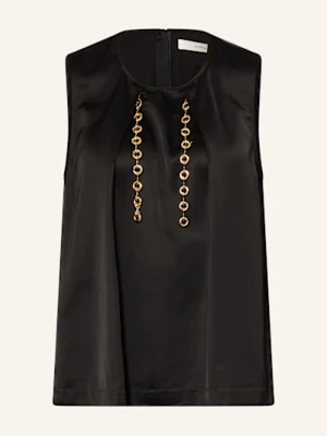 Inwear Bluzka Bez Rękawów Zumahiw Z Odpinanym Łańcuszkiem schwarz