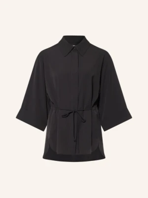 Inwear Bluzka Koszulowa Qaileyiw Z Rękawem 3/4 schwarz CZARNY