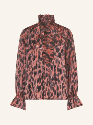 Inwear Bluzka Z Kokardą Gracieiw Z Falbanami blau