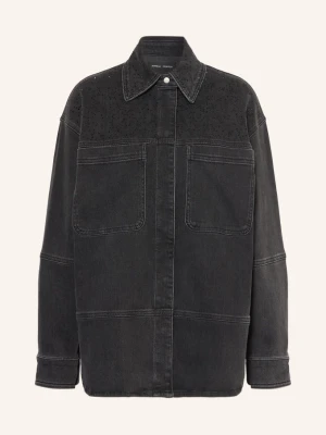 Inwear Kurtka Dżinsowa Junaiw Z Kamieniami Ozdobnymi grau 900012851 DARK GREY WASH DENIM