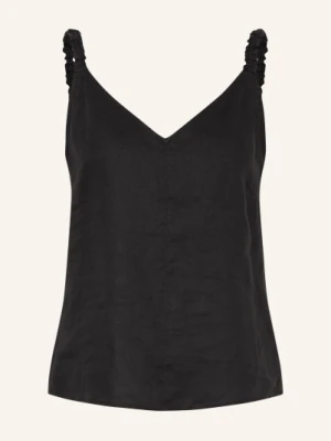 Inwear Lniany Top Elinoriw schwarz