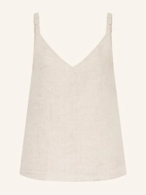 Inwear Lniany Top Elinoriw weiss